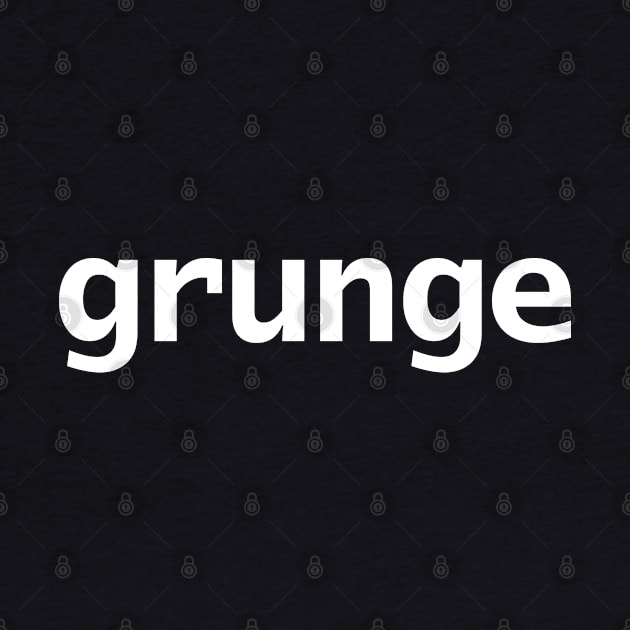 Grunge Minimal Typography by ellenhenryart